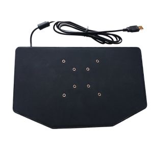 Mobile Vehicle Keyboard with Rugged Touchpad & Lockable 89 Keys