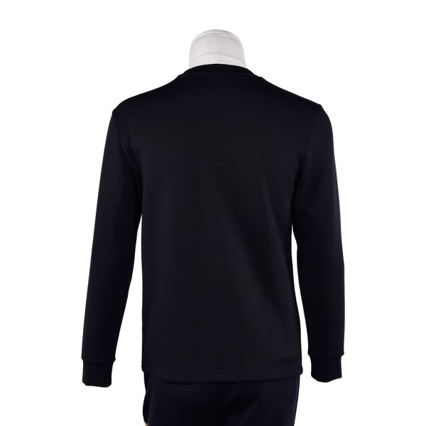 High Quality Odm Pullover Plain Dyed Plush Blank Jogger Black Crewneck Custom Hoodie Crew Neck Sweatshirt