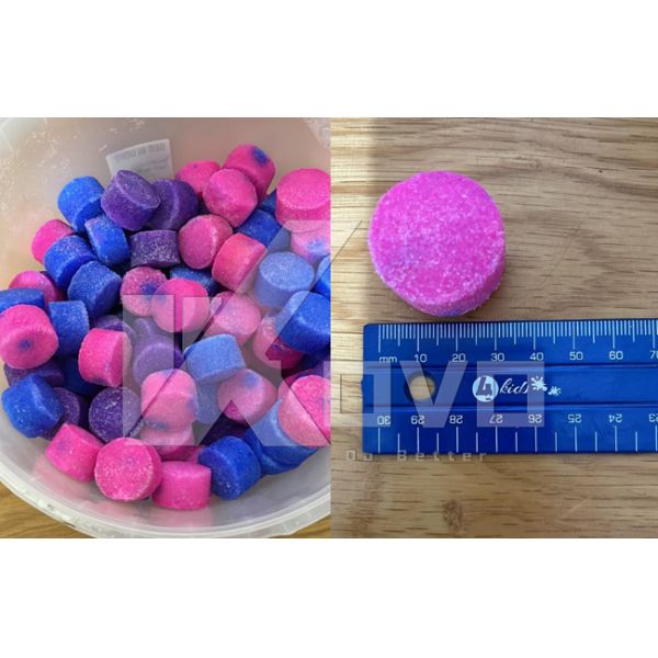 Low Investment Solid Detergent Production Line Blue Bubble Plant Detergent Making Machine