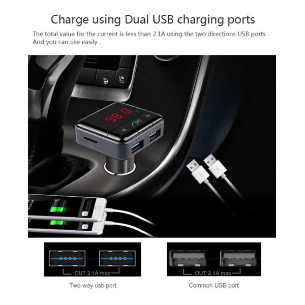 V3.0 Car Stereo Bluetooth Adapter Support Mobile Phone APP Operation