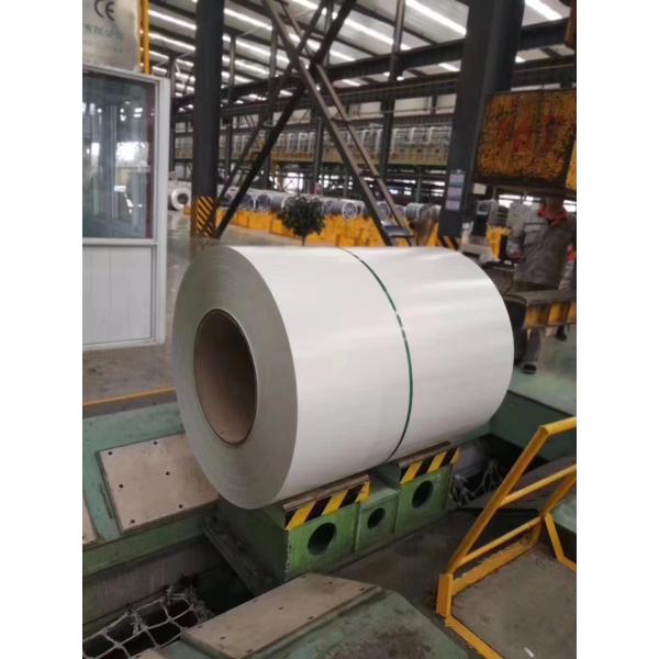914 - 1250mm Width Colour Coated Galvanised Sheets Bright Finish / Spangle Surface