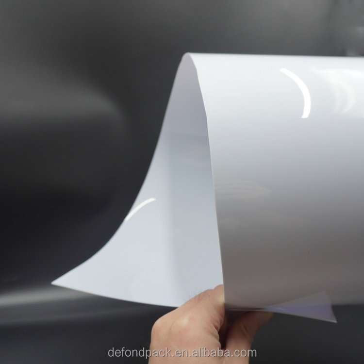Environment Friendly 0.2mm White Pet Sheet Petg Plastic Pet Sheet for Blister Vacuum Forming Packaging