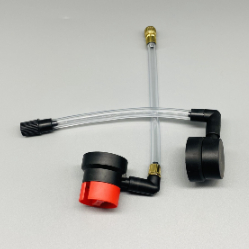 Close-up of reinforced rubber sealing section
