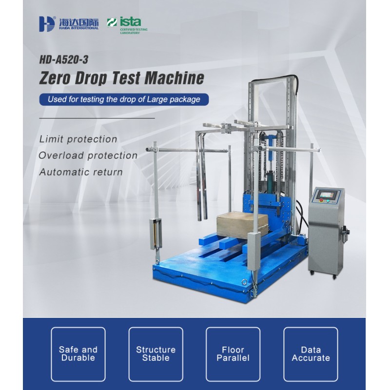ISTA Test Furniture Packaging Zero Drop Testing Machine Box Drop Test Machine for Lading and Transporting and Handling