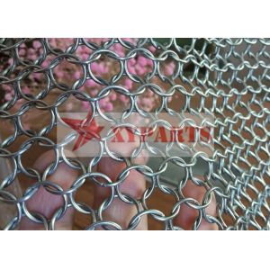 Buy cheap Stainless Steel Welded Chain Mail Ring Curtain For Screen product