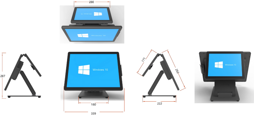 Intel Core i5-1235U Windows All In One POS System For Enterprise Management