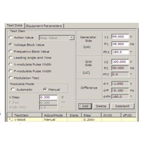 Three Phase Protection Relay Test Equipment LCD Display