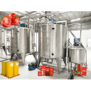 High Temperature Resistance Tomato Processing Line with Customized Capacity and