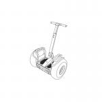 Durable 21 Inch Segway Electric Scooter With Double Battery And App Control