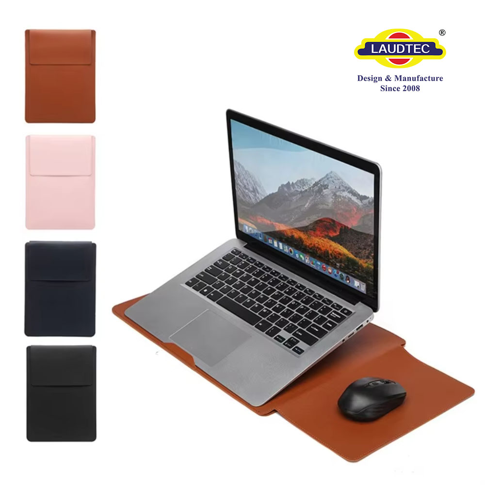 Simple Laptop Sleeve 13.3 15.6 Inch Customized Tablet Notebook Computer Pocket Case Waterproof Convertible Eco-Friendly SGS