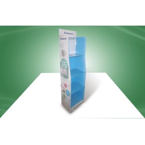 Four shelf Cardboard Free Standing Display Units with UV Coating