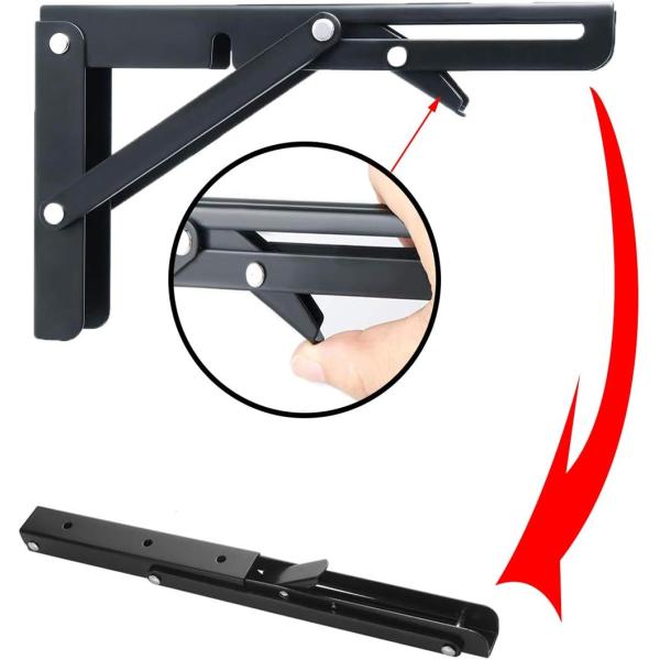 Collapsible Shelf Hinge Wall Mounted for Customer's Request Bench Table Space Saving