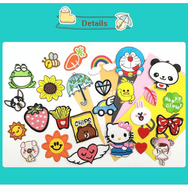 factory made logo butterfly patch heat patch rubber logo patch