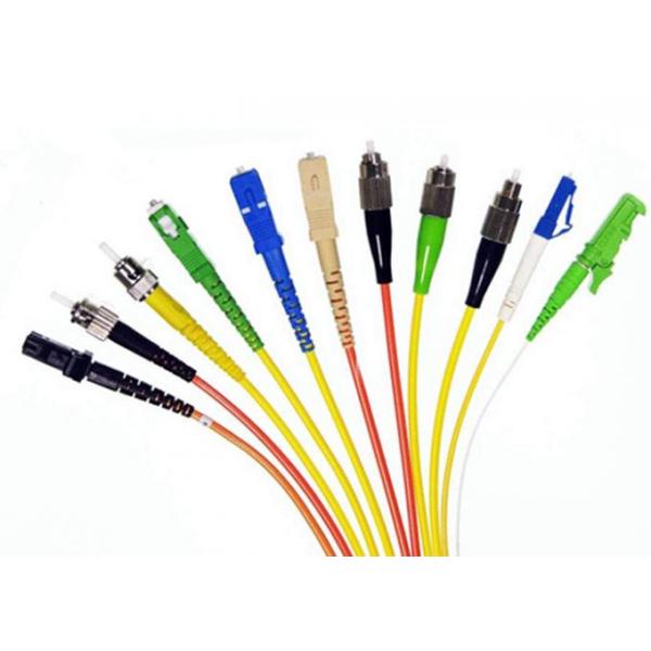 SC APC Single Mode Fiber Optic Pigtails Simplex / Duplex Cord Type OEM