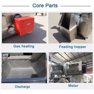 Multi Functional Nut Broad Bean Automatic Frying Machine