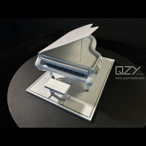 Customized Simple Architectural Model 1:8 3D Piano Model Gift
