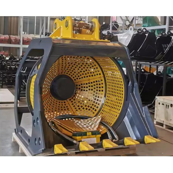 High Quality Excavator Attachment Sand Soil Screening Bucket Rotary Screening Bucket