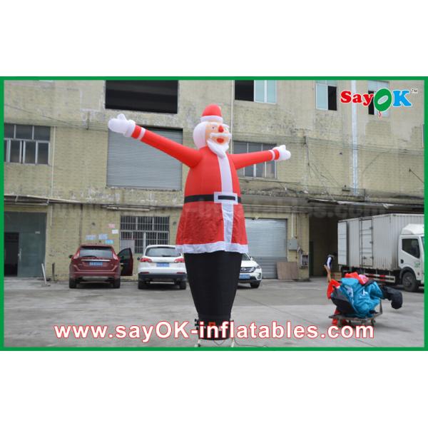 Inflatable Tall Man Inflatable Inflatable Air Dancer Festeval Decoration Santa Claus Red Color For Event