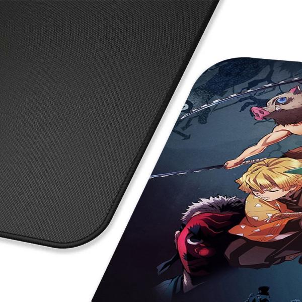 Demon Slayer Desk Mats Xxl Super Fine Surface Anti Slip Waterproof 35X60 Custom Size Mouse Pads Print Office