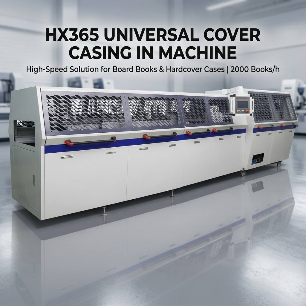 HX365 Casing In Device Producing Square And Rounded Spines With Automatic Press Forming