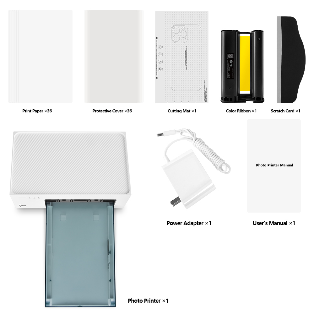 DAQIN New 3D Mini Inkless Phone Sticker Film Printer