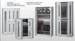 Heavy Duty Wall Cabinets With Perforated Security Gates , Military Weapons