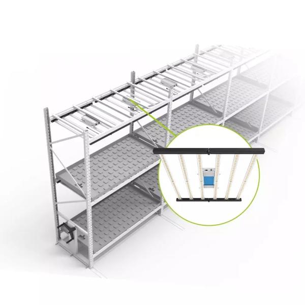 4ft 5ft Width 2 Layer Stackable Vertical Farming Racks For Flowers