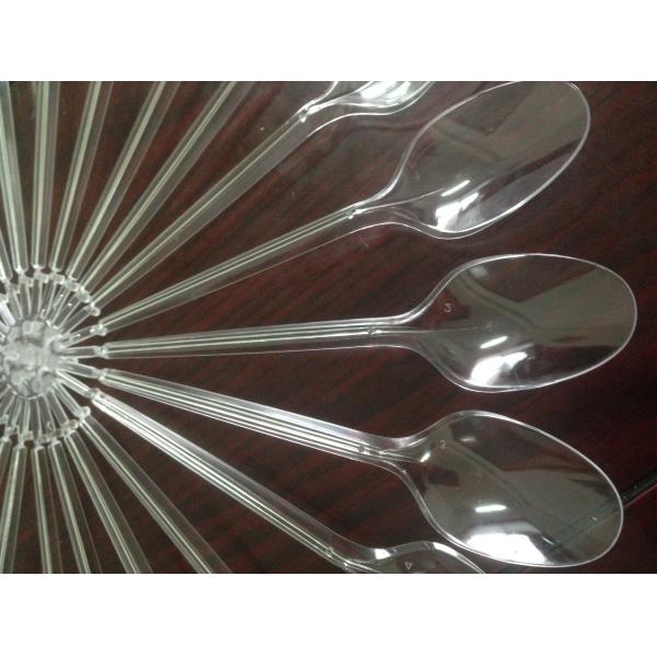 PS spoon fork knife plastic injection moulding machine lower noise