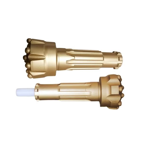 DTH Button Bit technical diagram showing face design and button configuration
