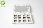 Marbling Style Empty Eyeshadow Palette , 12 Pans Empty Eyeshadow Container