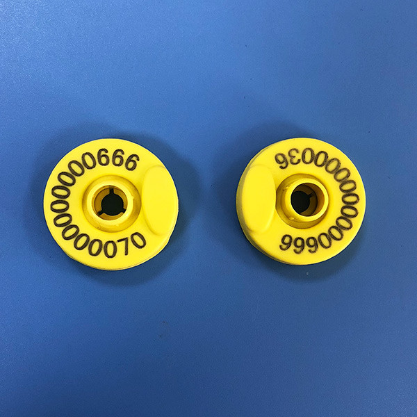 134.2 Khz FDX - B Reusable Electronic Ear Tags , Cattle Management Tags Open / Closed Mode