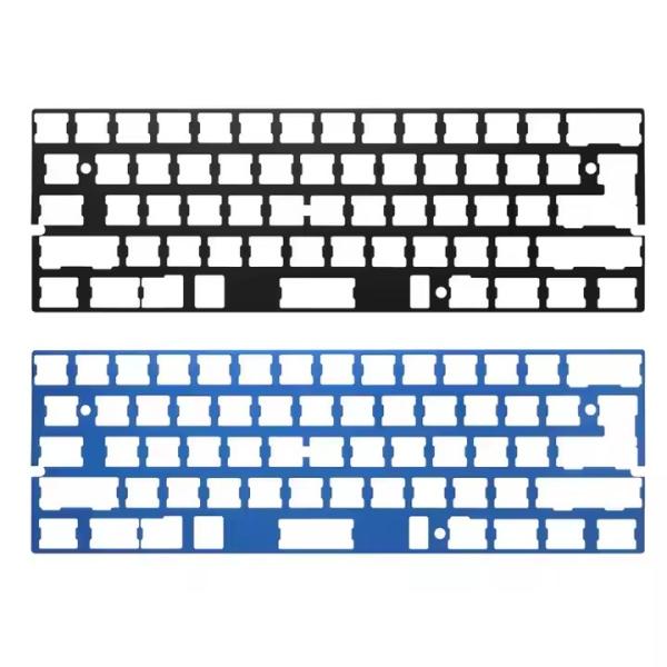 Custom CNC mechanical aluminum 6061 6063 keyboard case anodized finish bottom top CNC Mechanical Keyboard plate