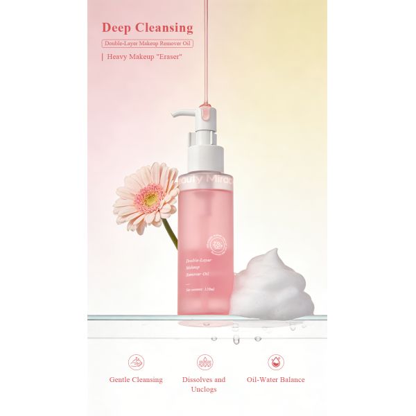 Private Label Centella Cleansing Oil Soft Clean Smooth Deep Cleansing Double-Layer Cleansing Makeup Removing Oil for Face