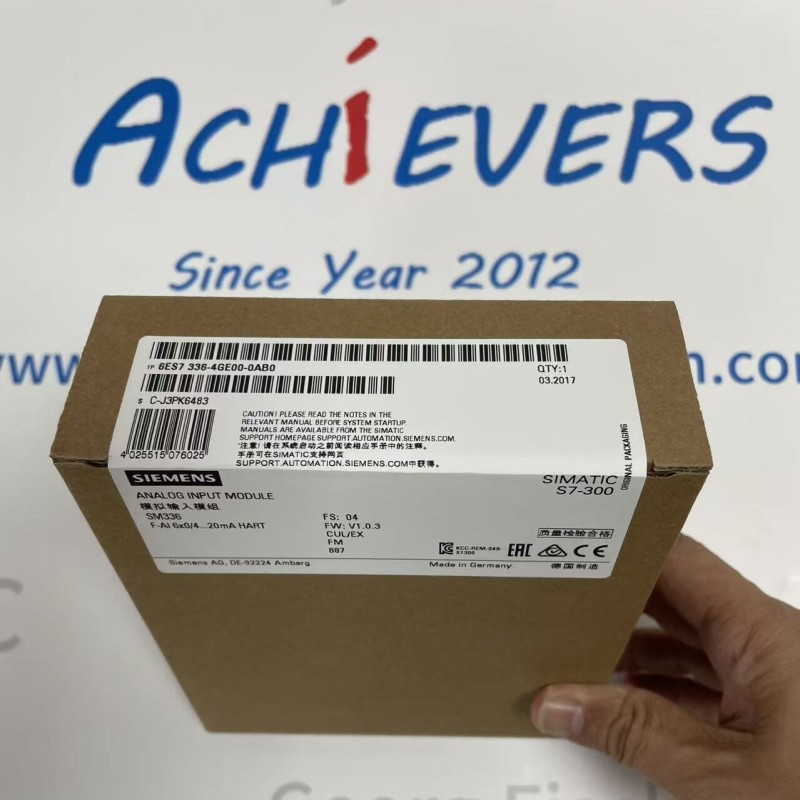 ProTech 6ES7 336-4GE00-0AB0 Fail-Safe Analog Input Module