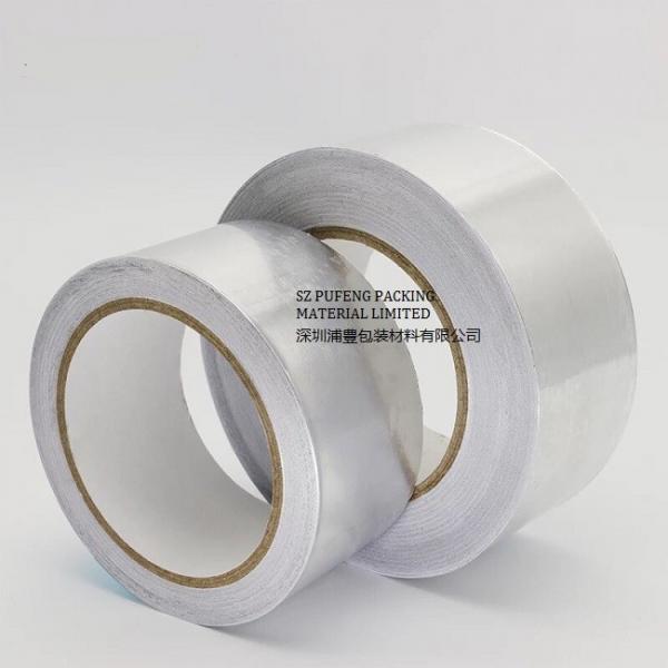 Silver Insulation 50 Micron Aluminum Foil Duct Tape For Air Conditioning