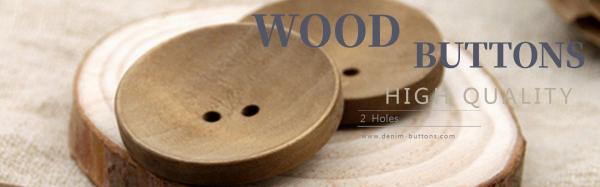 NATURAL WOOD BUTTONS