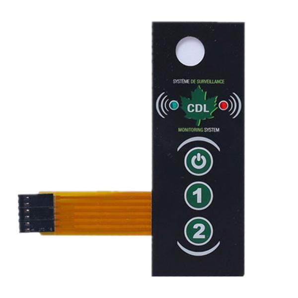 Top Grade Electrical Switches Matrix Matt Polyester Printing Membrane Keyboards