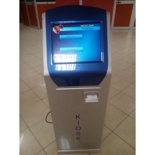 Windows 10 OS Wired Wireless Queue System 21.5 Inch All In One Touch Ticket Number Machine