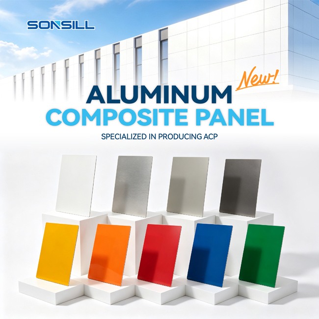 Lightweight Modern Cladding Exterior Aluminium Composite Board Panel Wall For Mirror Texture