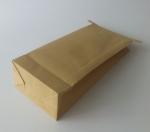 Nature Kraft Paper Bag For Coffee / Tea / Snack Food Packaging Bag With Tin Tie