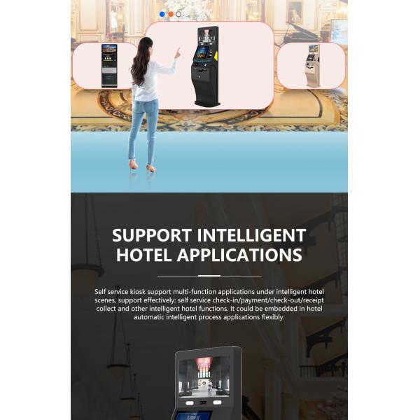 Hotel Card Reader Self Service Check In And Check Out Terminal
