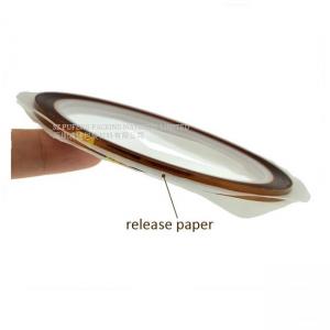 Buy cheap 500mmx33m Kapton Polyimide Tape , 60 Micron Polyimide Film Tape product