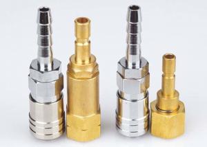 Buy cheap Korean Type Pneumatic Quick Release Coupling , LSQ-DD Nickle Plated Pneumatic Connectors product
