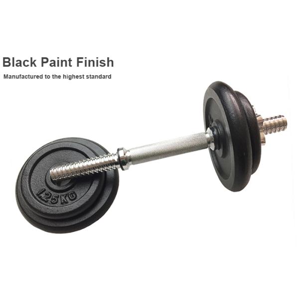 Adjustable Cast Iron Weight Disc Dumbbell Spinlock Set