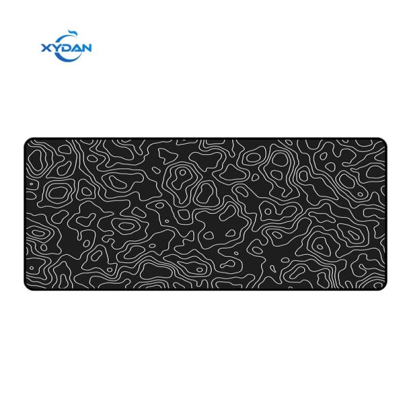 Custom Sublimation Gaming Mouse Pad with Minimalist Line Design and NO Wireless Charging