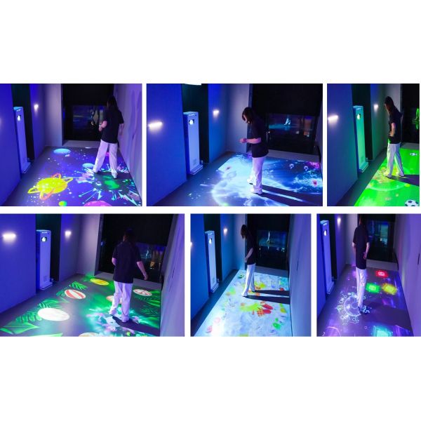 All-In-One Floor Projector Station 3LCD Technology Easy Move For Festivals