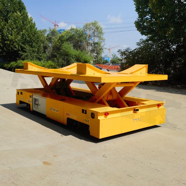 Paper Roll Transporter Heavy Load Transfer Cart With Lifting Battery Transport Cart