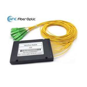 Buy cheap 1x12 PLC Fiber Optic Splitter Module product