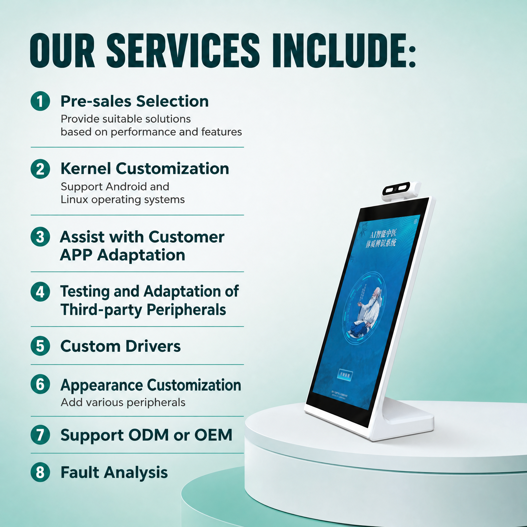 15.6" Desktop Face Recognition Time Attendance Terminal