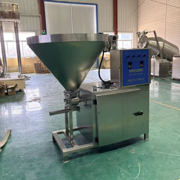Small Scale Pet Meat Strip Extruder for Home & Workshop Use